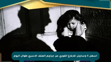 أسهل 5 وسائل للإبلاغ الفوري عن جرائم العنف الأسري طوال اليوم